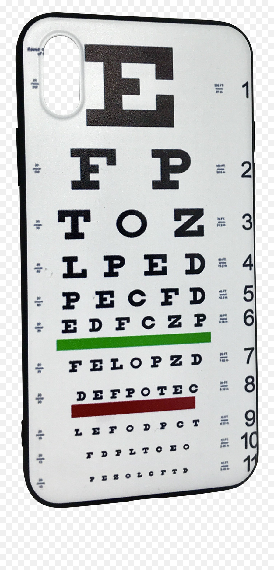 Eye Chart Iphone Case - Dot Emoji,Zd Emoticon