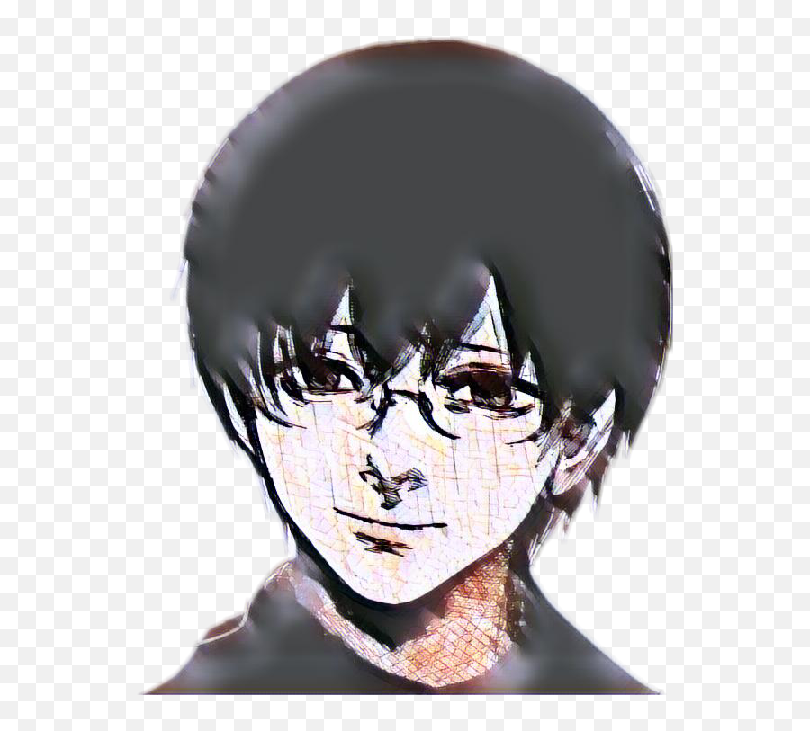 Sasaki Haise Sticker - Black Reaper Smile Manga Emoji,Sage Mode Emoji