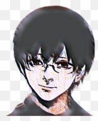 Sasaki Haise Sticker - Black Reaper Smile Manga Emoji,Sage Mode Emoji