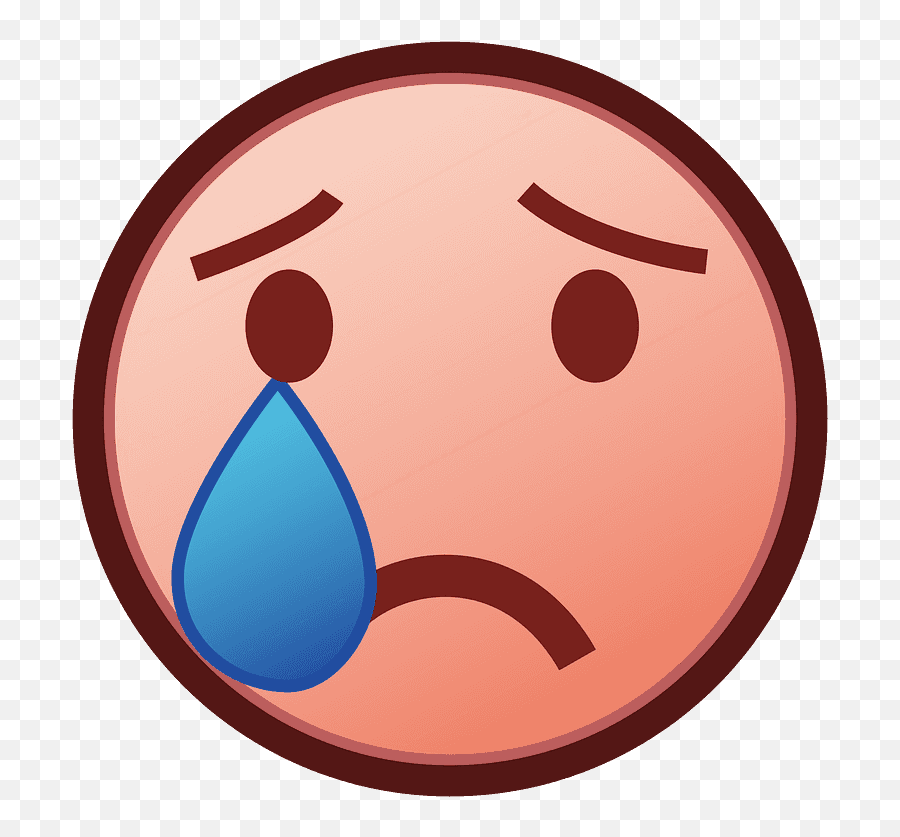 Crying Face Emoji Clipart - Emoji Png Download Full Size,Crying Out Of Nose Emoji