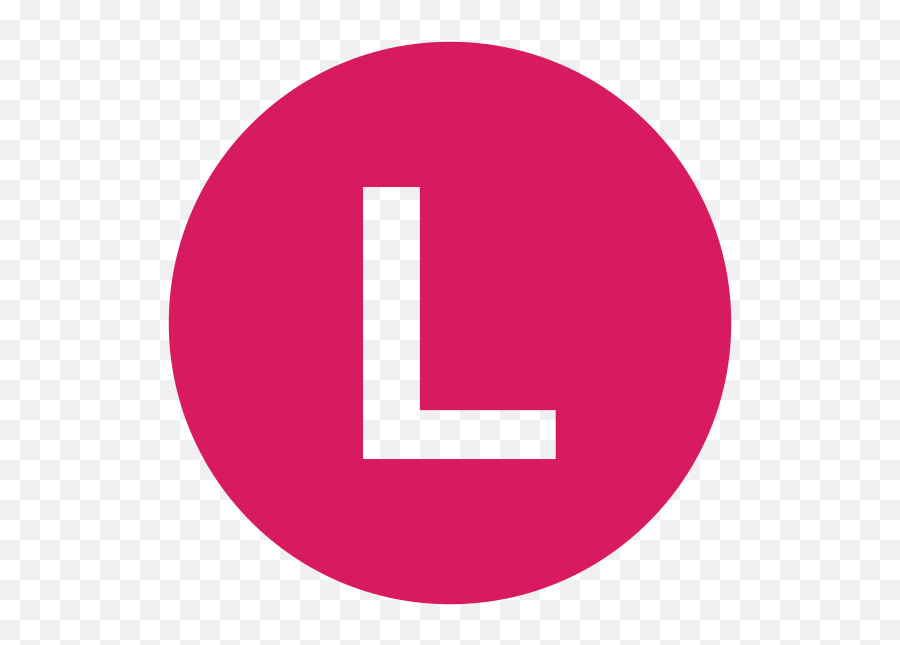 Fileeo Circle Pink Letter - Lsvg Wikimedia Commons Letter L In Circle Emoji,Letter Emoji