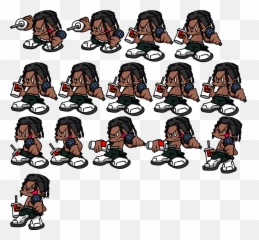 Make Travis Scott In Fnf Art - Friday Night Funkin Travis Scott Emoji,Emotions Wheel Travis Scott