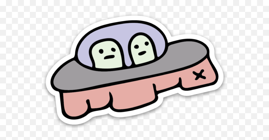 Spaceship Magnet - Happy Emoji,Mishu Designs Emoji Magnets