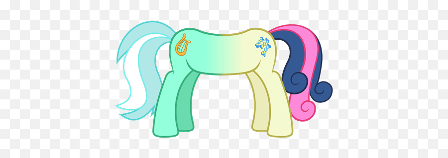 Lyrabon Is Canon - Lyra Bonbon Hears Your Butt Butt Emoji,Mlp Pun Emoticon