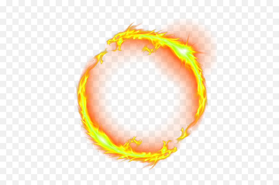 Download Chinese Fire Effect Yellow - Circle Fire Effect Png Emoji,Chinese Emoticon Congratulations Jpeg