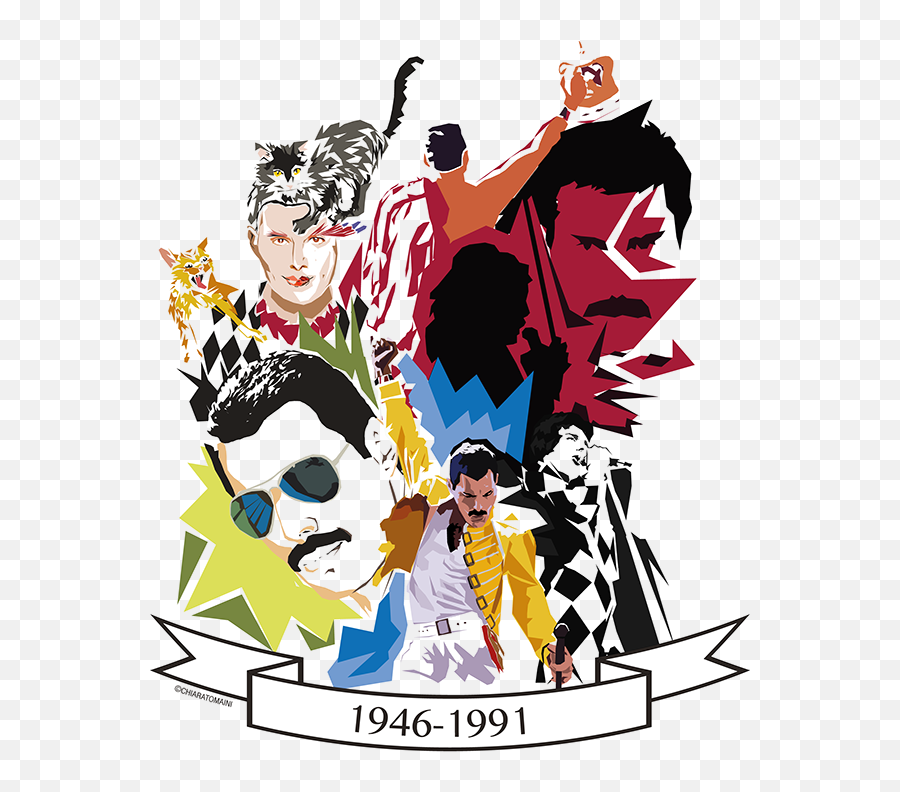 Pixel Monster Diseño - Freddie Mercury Tshirt Design Clipart Freddie Mercury Tribute Art Emoji,Freddie Mercury Emoticon Facebook