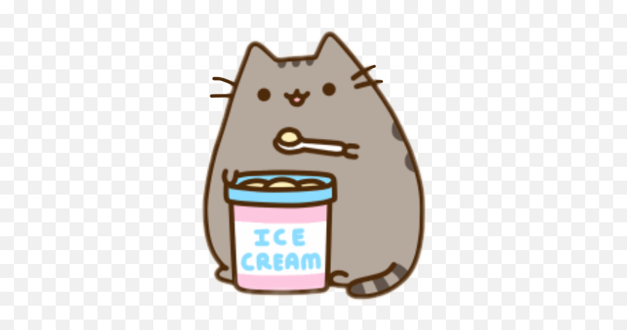 Pusheen Cat Ice Cream Cheap Online - Transparent Pusheen Ice Cream Emoji,Pusheen Cats Emotions Pjs