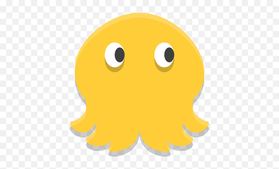 Cuttlefish Free Icon Of Papirus Apps - Yellow Octopus Icon Emoji,Octopus Emoticon -emoji