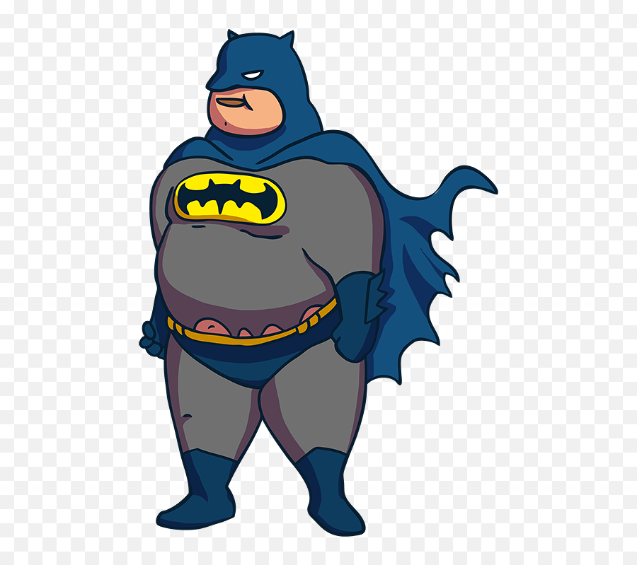 Fat Clipart Fat Body Fat Fat Body - Fat Batman Clipart Emoji,Fat Man Emoji