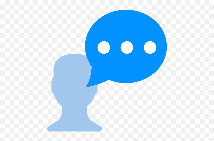 Chat Dialogue Bubbles Bubble Talk Man Person Free Icon - Person Chat Icon Emoji,Emoticons With Talking Bubbles