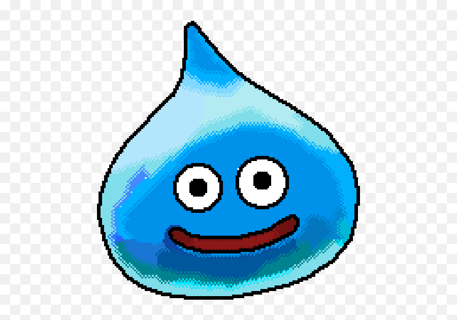 Pixilart - The Slime From Dragon Quest By Miningmario Emoji,Ragnarok Mobile Emoticon Quest