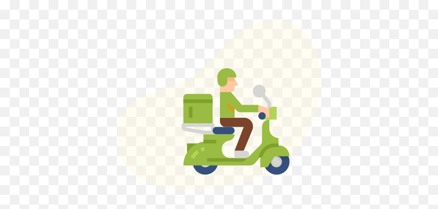 Home Grub Karma Emoji,Emoticon Moped