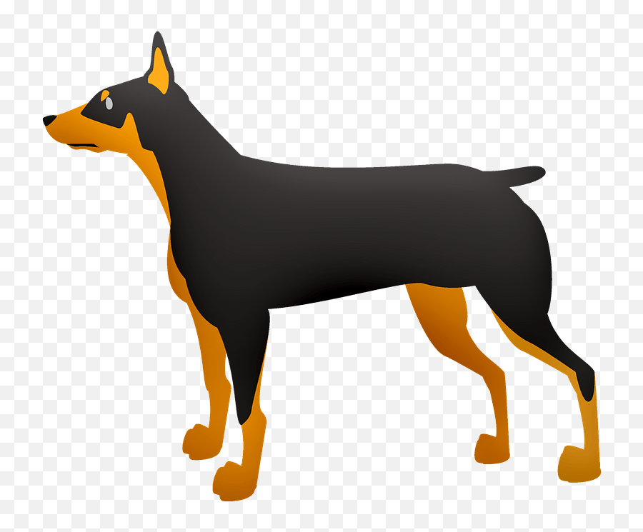 Doberman Clipart Emoji,Doberman Emoji