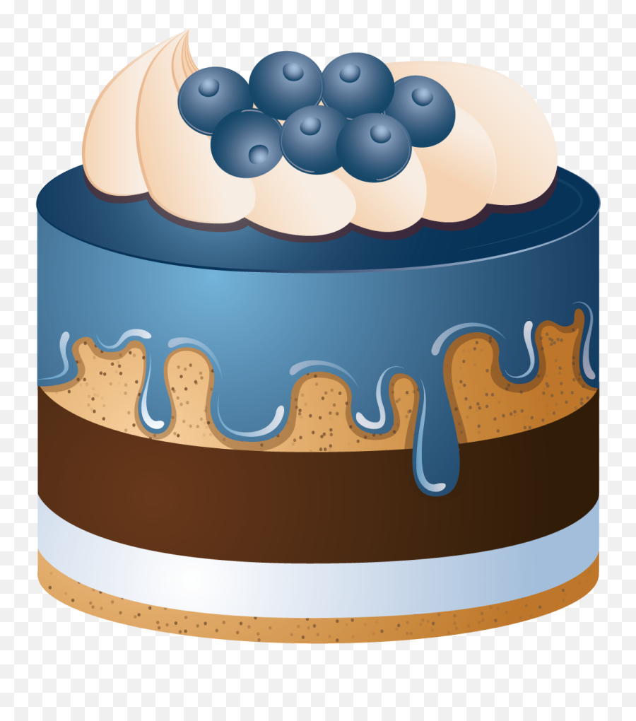 Ice Clipart Cake Ice Cake Transparent Free For Download On - Blueberry Cake Drawing Emoji,Emoji Macaroons