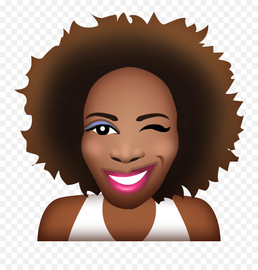 Marathon Emoji - Emoji Black Woman Afro,Runner Emoji