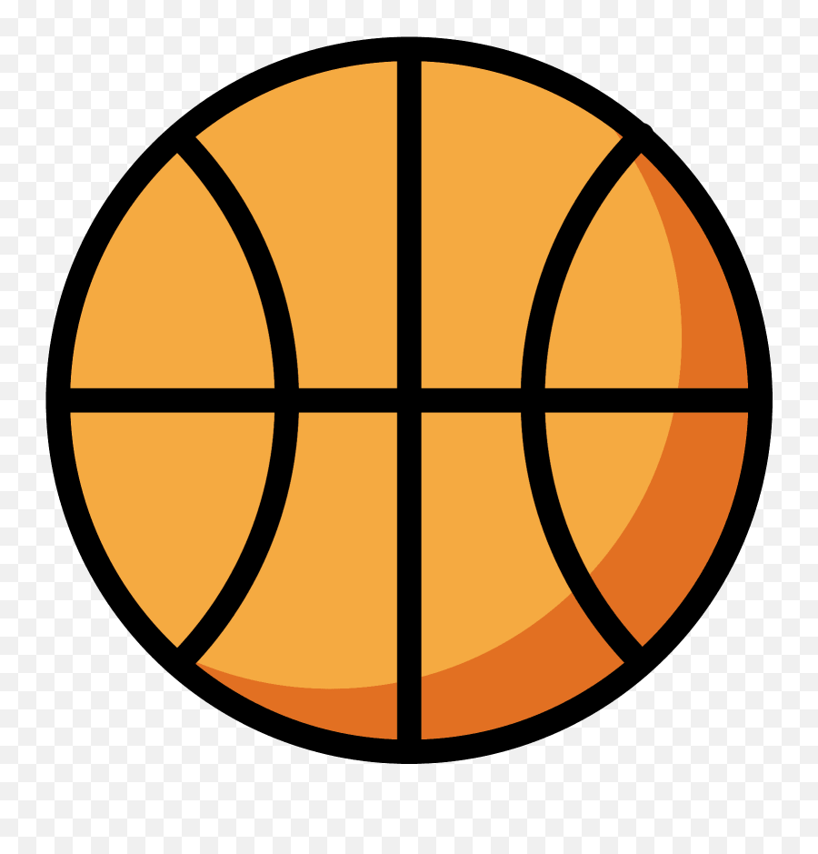 Basketball Emoji - Basketball Logo Outline,Basket Emoji