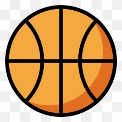 Basketball Emoji - Basketball Logo Outline,Basket Emoji