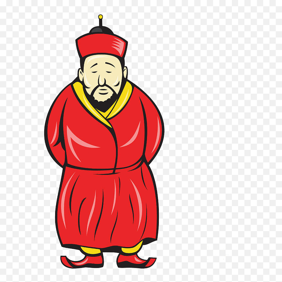Old Chinese Man Clipart - Chinese Man Cartoon Png Download Chinese Old Man Clipart Emoji,Emotion Fisherman