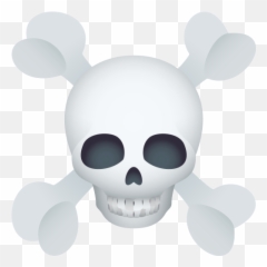 Emoji Skull Skull Pirate - Kuru Kafa Emoji,Pirate Emoji