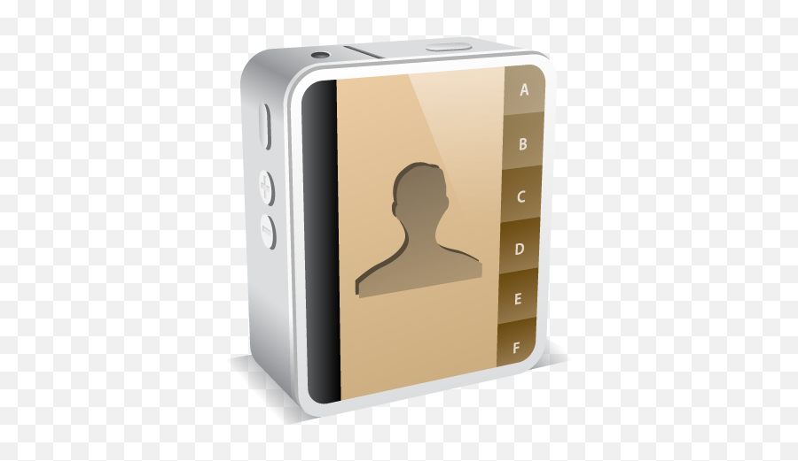 Address Book Icon Iphone4 Mini Iconset Double - J Design Icon Phone Contact 3d Emoji,Emoji Icons Iphone 4