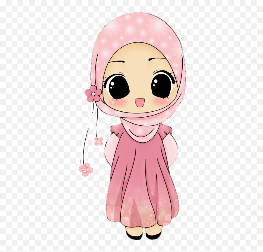 Gambar Animasi Bergerak Assalamualaikum Untuk Powerpoint - Cute Muslim Girl Cartoon Emoji,Emoticon Bergerak Untuk Powerpoint