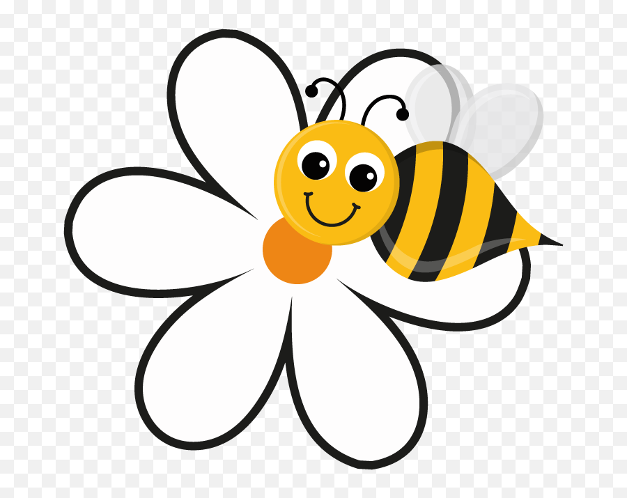 Free Busy Bee Cliparts Download Free Clip Art Free Clip - Bee On Flower Clipart Emoji,Honey Bee Emoji