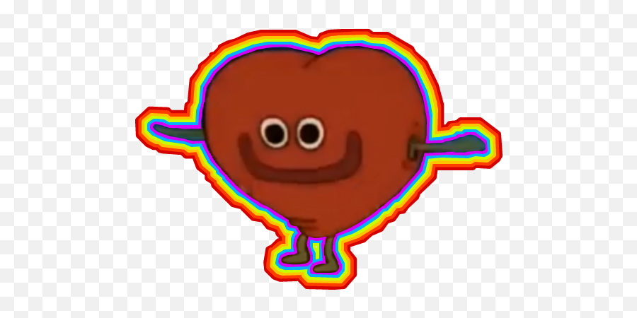 Spongebob Heart Sticker - Happy Emoji,Spongebob Heart Emoji Meme