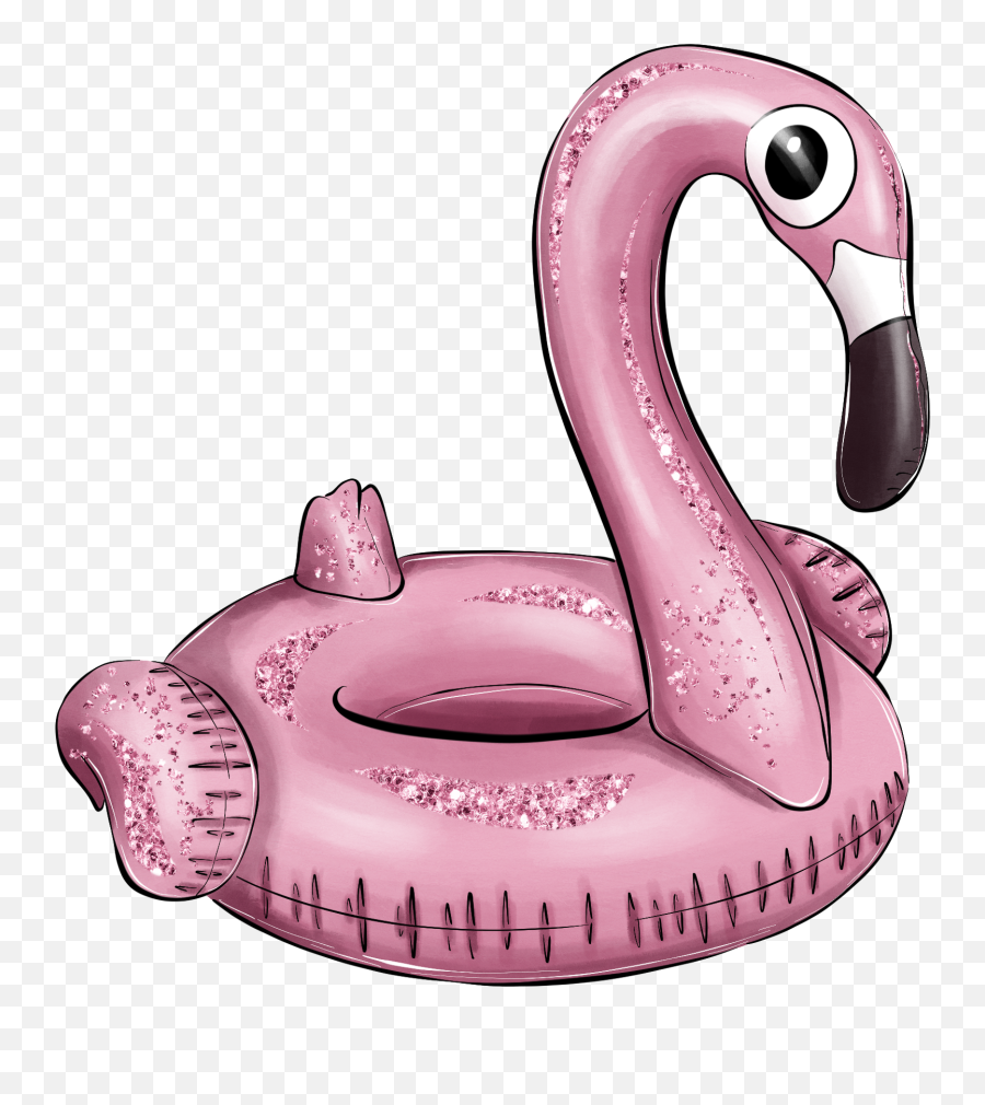 Inflatable Flamingo Swimmingring Float - Animal Figure Emoji,Girlie Emoji