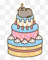 Happy Birthday Animated Gif Pusheen - Happy Birthday Pics Cat Emoji,Happy Birthday Animated Emoji