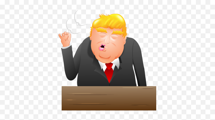 I Created Some Donald Trump Emojis - The Oatmeal Cartoon Trump Transparent Gif,Ok Hand Emoji