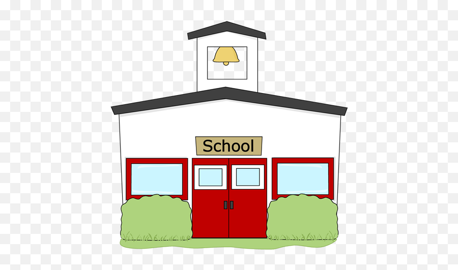 No School Schoolhouse School House Rock Clip Art Free - Transparent Background School Clipart Png Emoji,House Emoji Transparent