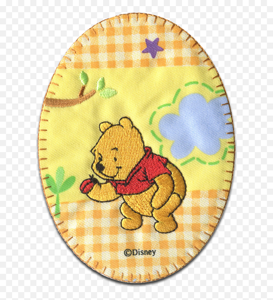 Disney Winnie The Pooh Marienkäfer - Iron On Patches Adhesive Emblem Stickers Appliques Size 421 X 315 Inches Catch The Patch Your Store For Soft Emoji,Winnie The Pooh Disney Emojis