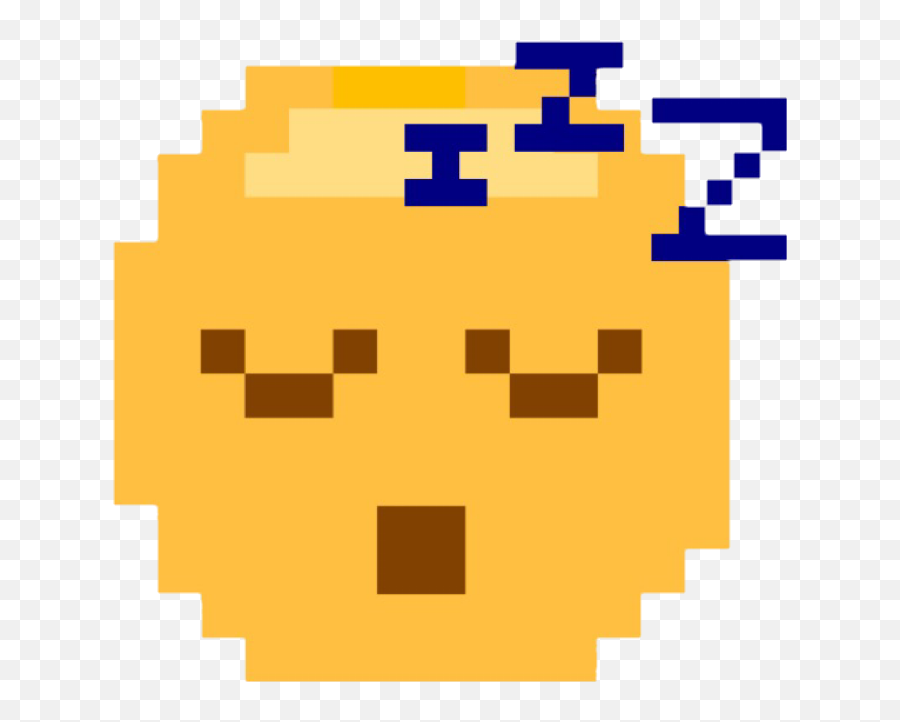 Image About Cute In Overlaystransparents By Carmyna - Sleep Emoji Pixel Art,Good Sleep Emoticon