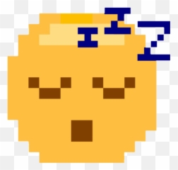 Image About Cute In Overlaystransparents By Carmyna - Sleep Emoji Pixel Art,Good Sleep Emoticon