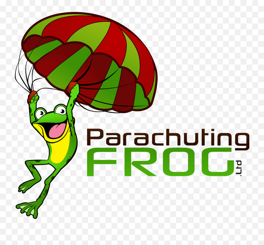 Parachuting Frog - Cartoon Clipart Full Size Clipart Language Emoji,Emoji List Frog