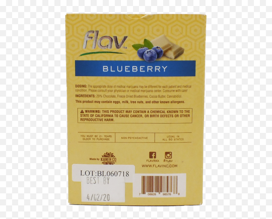 Flav Chocolate Bars Blueberry U2013 Blis - Product Label Emoji,Freezing Emoji For Texting
