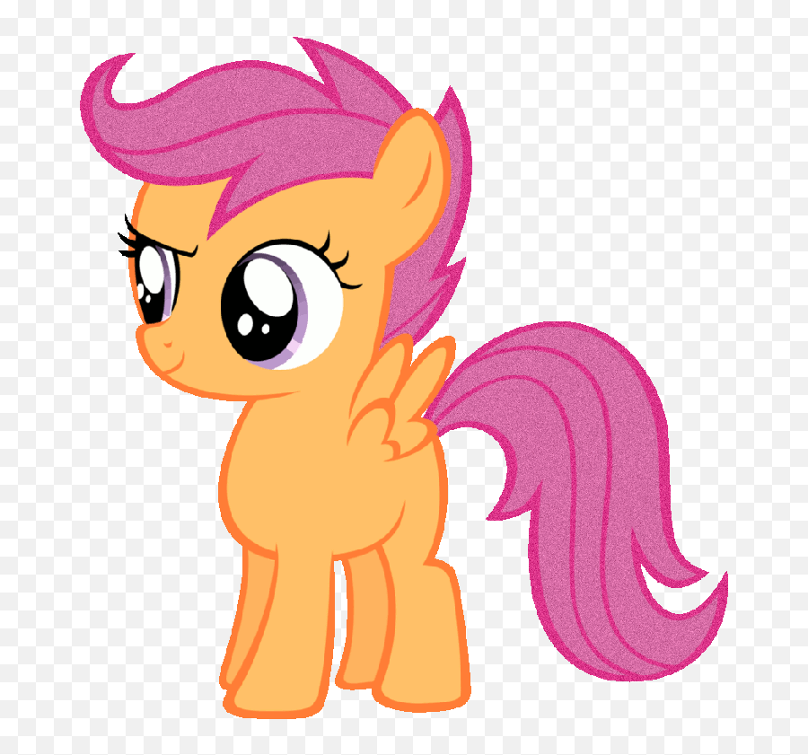 Clipart Library - My Little Pony Scootaloo Emoji,Monkey Cici Emoticon