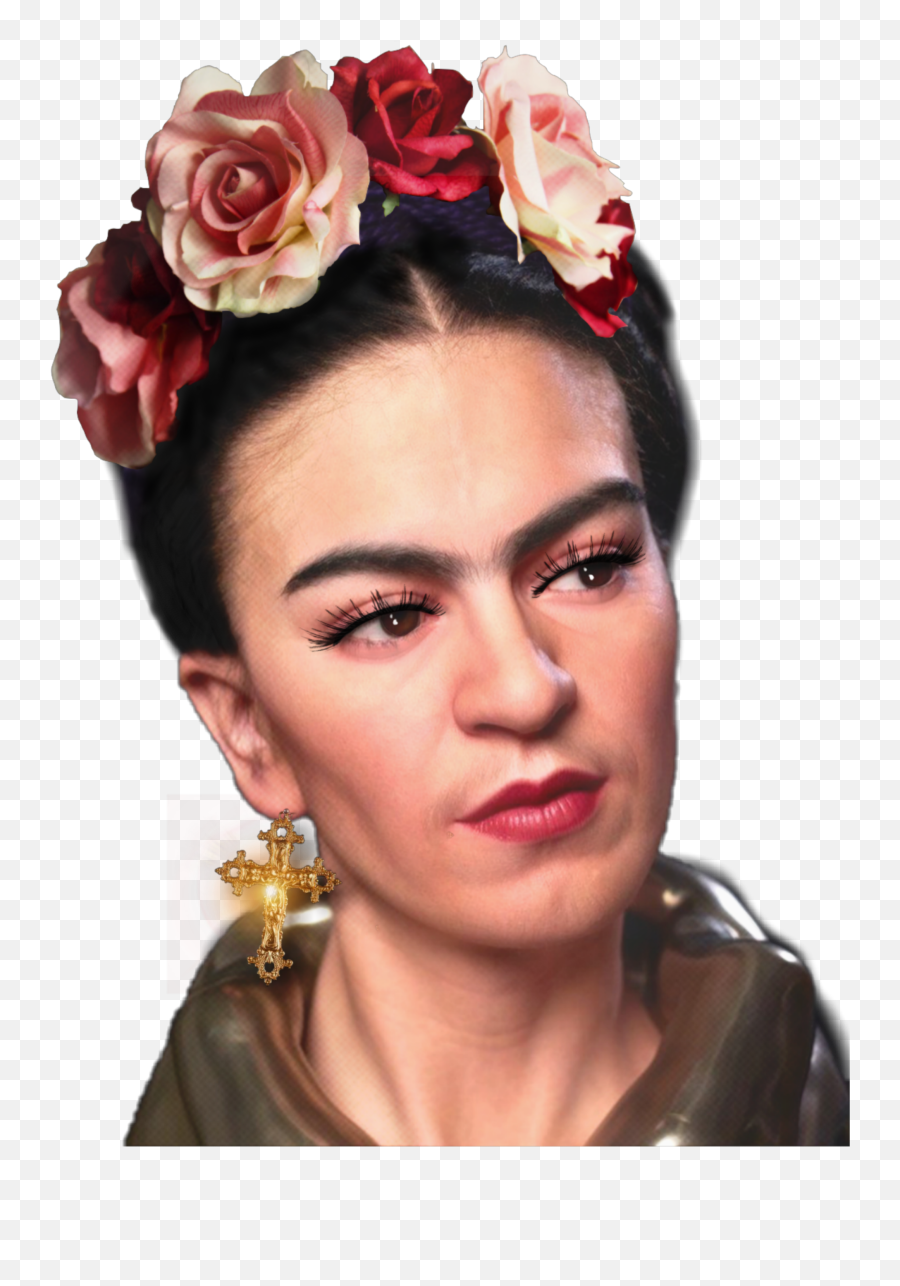 Frida Fridakahlo Sticker - Headband Flowers In Png Format Emoji,Frida Khalo Emoji