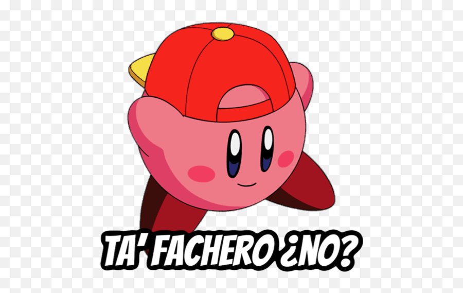 Kirby - Ta Fachero No Sticker Emoji,Moving Kirby Emoji