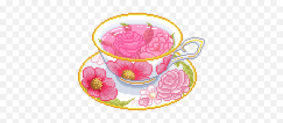 Kawaii Cute Pink Pastel Goth Soft - Pink Potion Pixel Png Emoji,Kawaii Tea Set Emoji