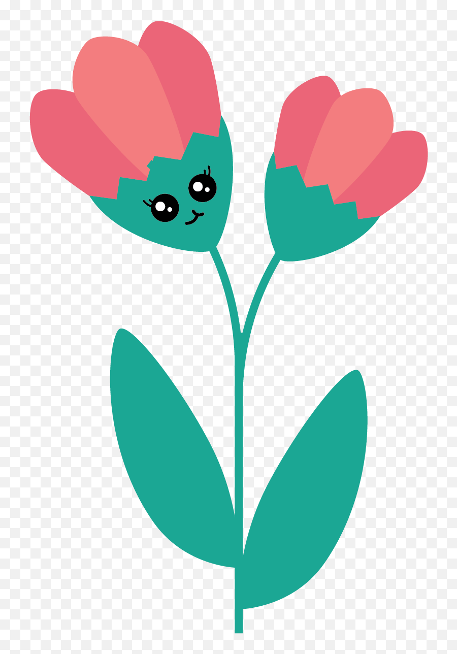 Kawaii Flower Illustration - Floral Emoji,Flower Hat Emoji