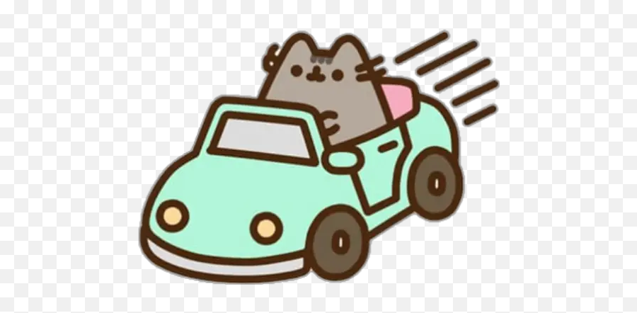 Pusheen Stickers For Whatsapp - Pusheen Cat Car Emoji,Didi Gregorius Team Emojis 2019