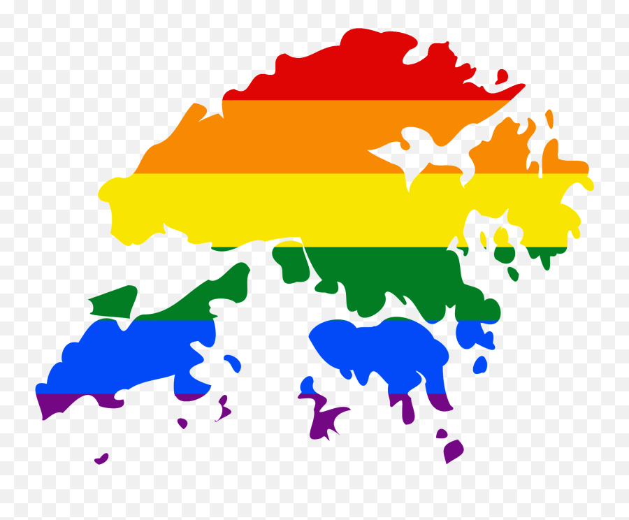 Gay Flag Png - Map Hong Kong Vector Emoji,British Hong Kong Flag Emoticon