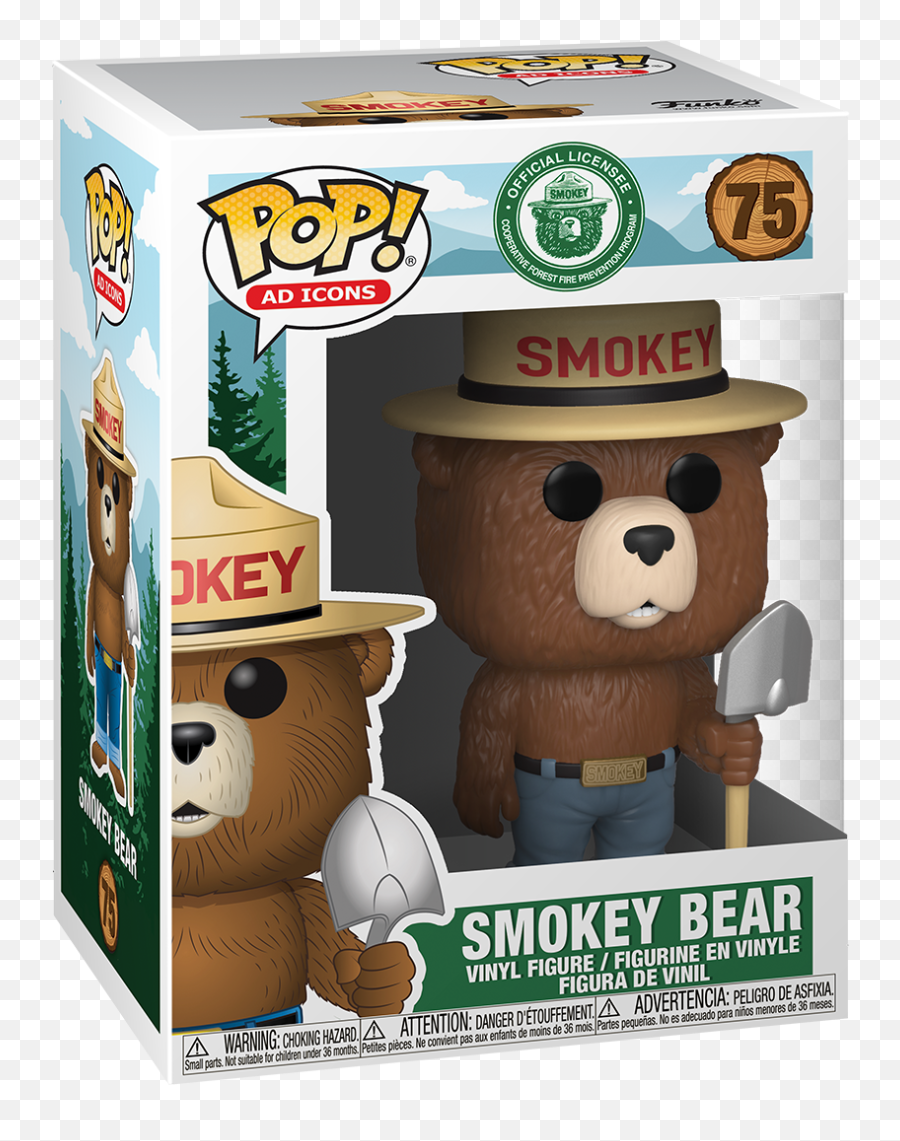 Funko Pop Ad Icons Smokey Bear In 2021 - Funko Pop Smokey Bear Emoji,Smokey The Bear Emoticon