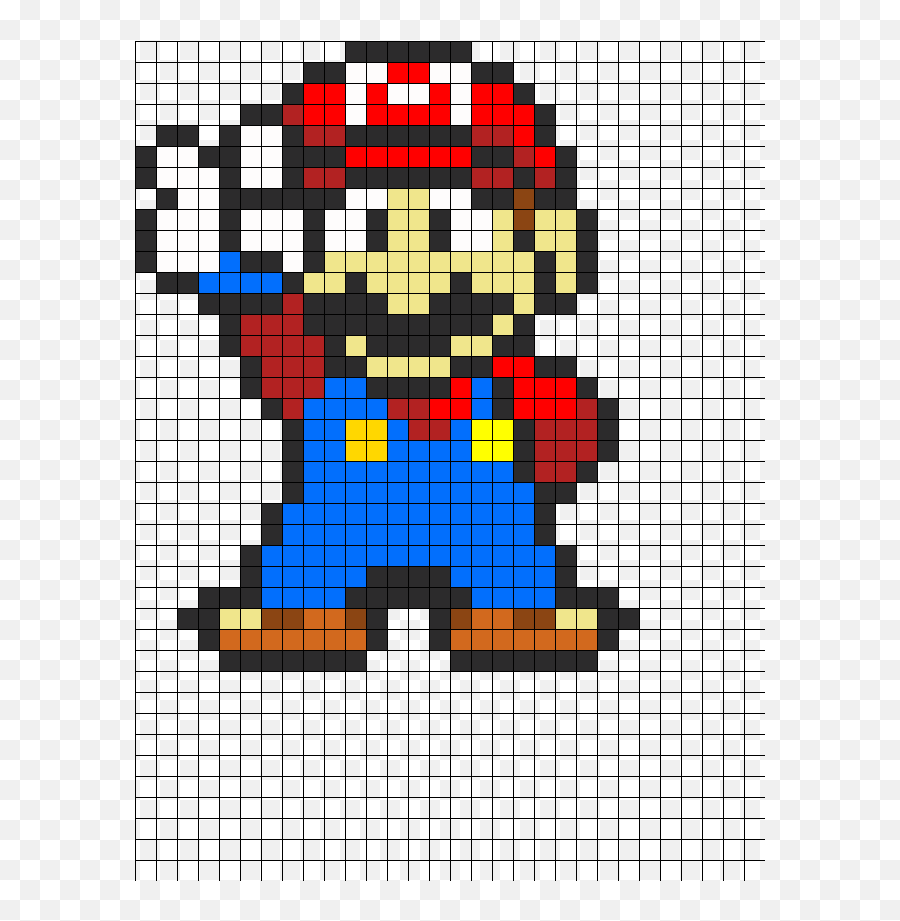 Mario Perler Bead Pattern Bead Sprites Characters Fuse - Mario Hama Bead Designs Emoji,Mario Emojis