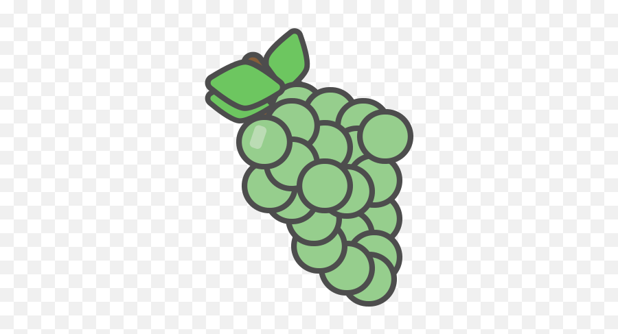 Food Fruit Green Grape Free Icon Of - Icono Uvas Verde Png Emoji,Facebook Emoticons Grapes