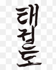 Taekwondo Korean Letters Clipart - Iphone Taekwondo Emoji,Emojis Using Korean Letters