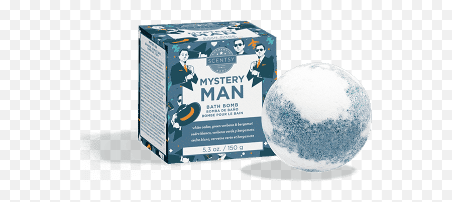 Mystery Man Scentsy Bath Bomb - Mystery Man Bath Bomb Scentsy Emoji,Emotions To Describe A Bomba