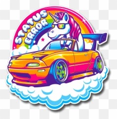 Status Error Eunicorn Sticker Clipart - Status Error Stickers Emoji,Diy Emoji Crafts With Sticker