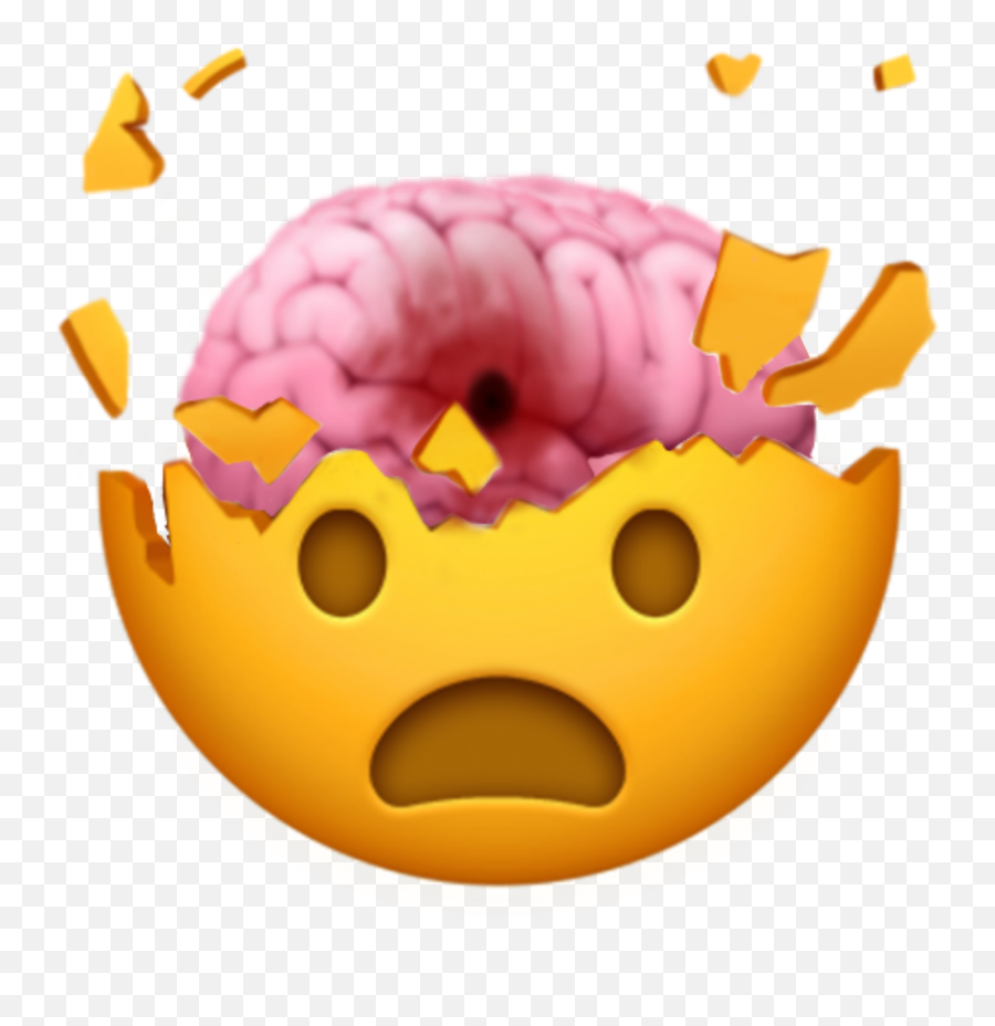 Emojiiphone Emoji Brain Sticker - Big,Brain Emoji
